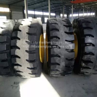 50 forklift solid tire 23.5-25 17.5-25 Industrial solid tire with rims Harsh road conditions