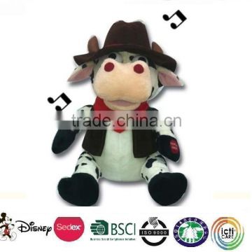 Wholesale Musical Plush-11" Singing Toy/ Plush Musical Animal Toy
