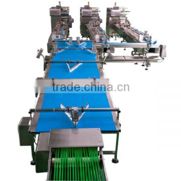 Hot, fully automatic bottle packing line