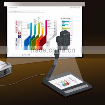 Foldable A4 paper portable document camera high definition digital visualizer with VGA interface