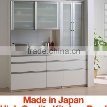 Japanese kitchen storage cabinet with superior durability