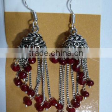 Red Aventurine Gemstone Earrings