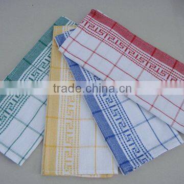china supplier dobby check tea towel