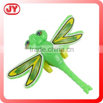 Eco-friendly plastic pull back toys dragonfly
