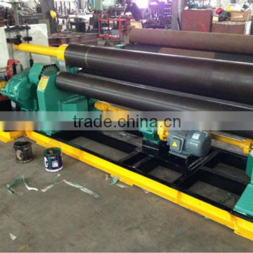 China manufactruer W11 three roller symmeterical roll forming machine plate rolling machine W11-40*2500