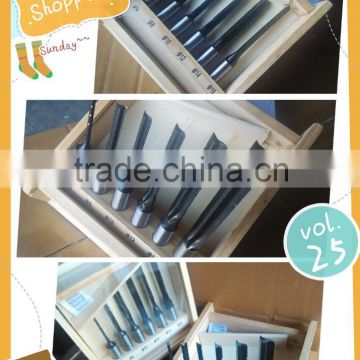 6 Pieces 16mm Shank Left Hand Rotataion 6 Piece Mortising Bit Sets For Woodworking