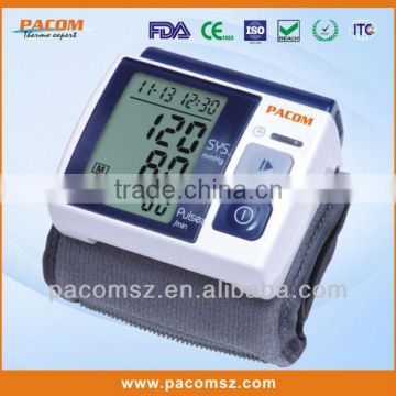 Digital wrist type Blood Pressure Monitor CE ROHS FDA quality