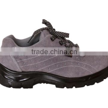 Suede leather safety shoes, PU injection, high quality, MTW-615