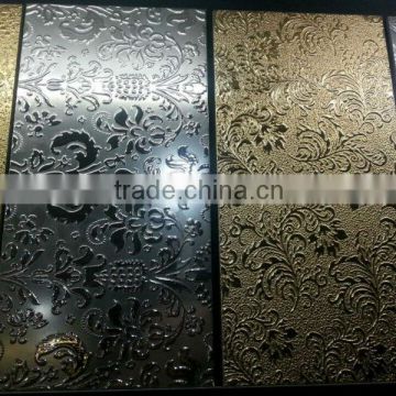 hotsale decorated wall tile/Decorative/Decor/Interior Tile/Hotsale/golden and silver 300*600MM
