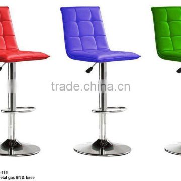 comfortable swivel bar chairs with backrest