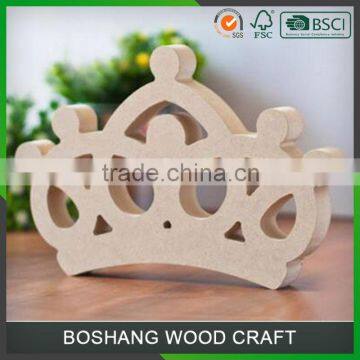 2016 Custom Crown Shape Decoration Wood Crafts