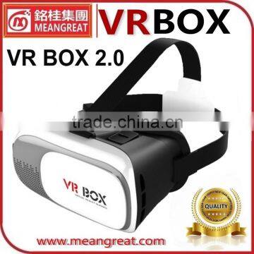 Meangreat 3D VR BOX Glasses phone VR Glasses goggle cardboard VR with Bluetooth Joystick                        
                                                Quality Choice