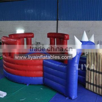Gladiator duel .gladiator games , inflatable sports