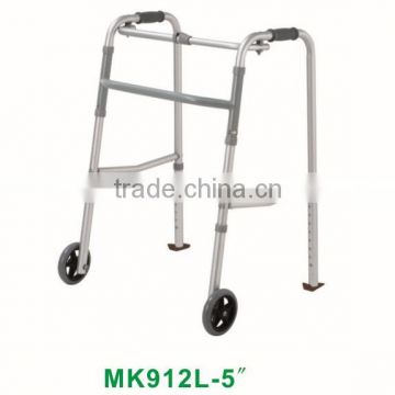 wholesale Aluminum folding walker|rollator with two wheels