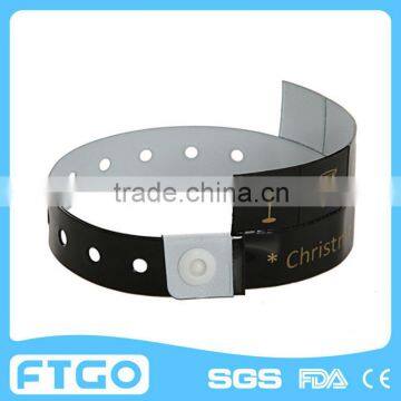 Promotion pvc plastic wrist strap