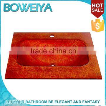 China Exporter German Style Commercial Bathroom Vanity Tops