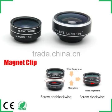 For sony iphone ipad samsung htc lg huawei xiaomi external camera lens kit fisheye lens super wide angle macro lens