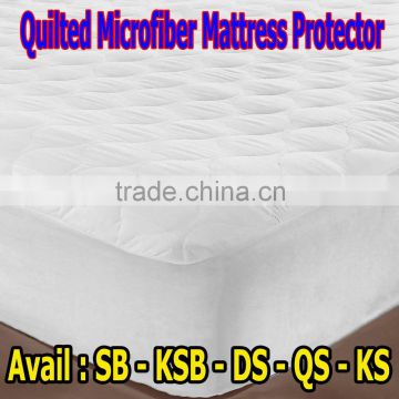 Fitted & Quilted Microfiber Mattress Protector