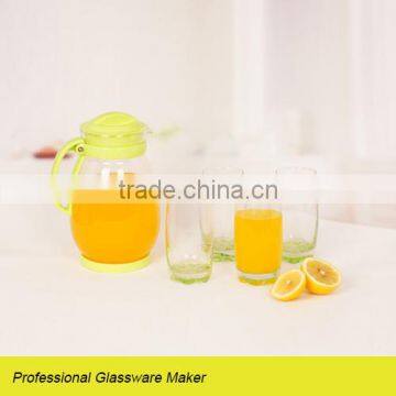 5pcs mouth brow glass water kettle drinkware