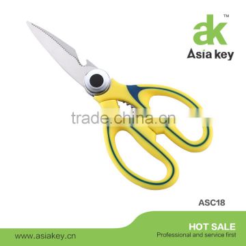 Multi-used 100% safe kitchen scissor stainless steel scissor