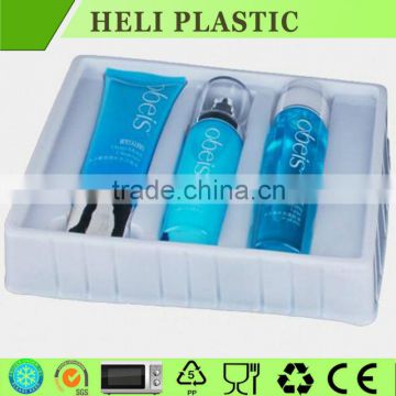 PET blister plastic cosmetic packaging tray