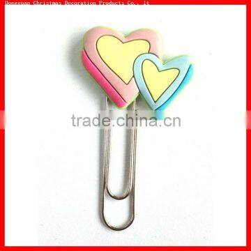 Special heart shaped paper clips