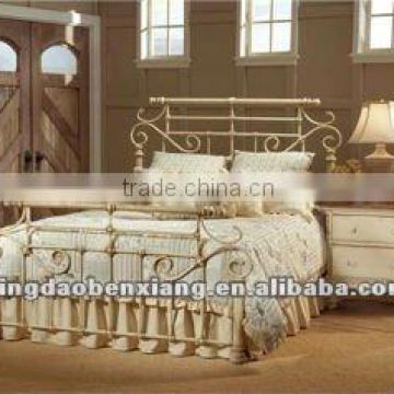 ornamental wrought iron/ decoration of house metal double or single bed