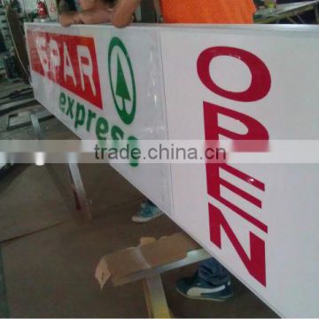 Factory hot sell: led acrylic outdoor sign billboard