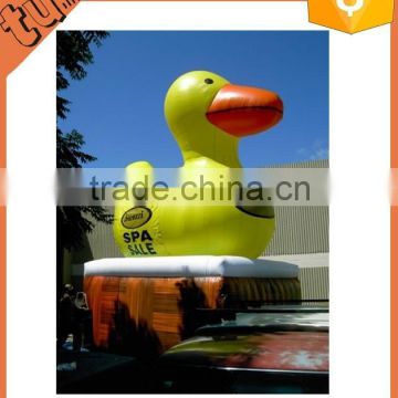 To win warm praise from customers, excellent quality inflatable vivid in style yellow duck