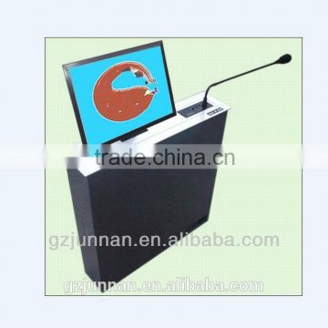 17 inch lcd monitor lift for audio-visual Conference System