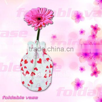 VERY BEAUTIFY PLASTIC folding plastic vase