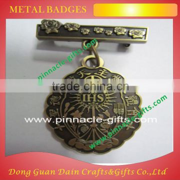 Stamping brass lapel pins