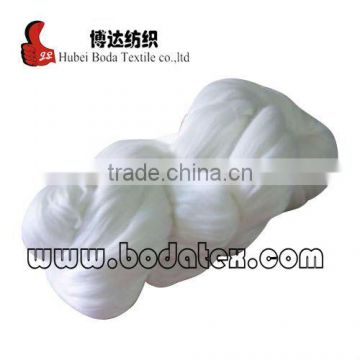 100% polyester spun yarn , hank yarn ,raw white,China