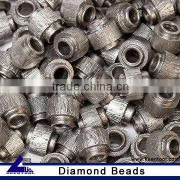 Sandstone diamond rope beads