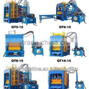 Donyue brand DOUBLE line hydraulic block making machine QT4-15B