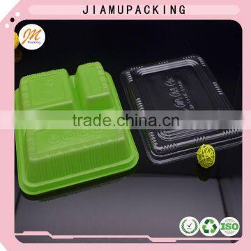 Wholesale plastic blister fast food tray and container for restaurant