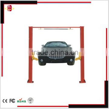 4500kg double cylinder hydraulic two post car lift electric release