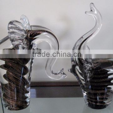 Murano glass elephant for home decoration, different styles