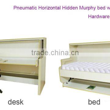 Well design Pneumatic Murphy bed desk combination hardware mechanism kit