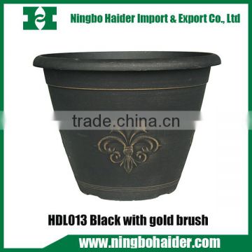 2017 decorative plastic plant pots from china supplier