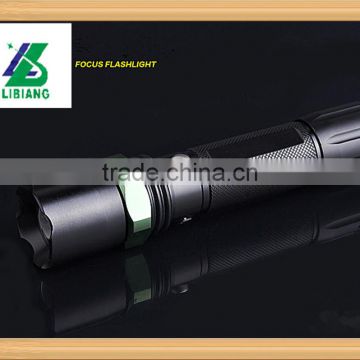 high power 3 Modes zoom aluminium alloy focus flashlight