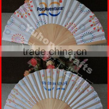 Promotional Spanish style wood foldable fan