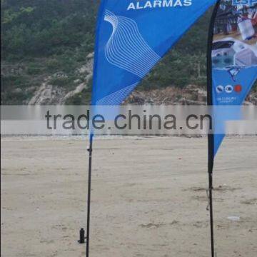 beach flying flag