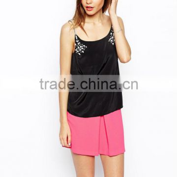 Cami with Embellished straps