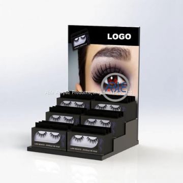 Step Style Custom Acrylic Eyelash Display Stand