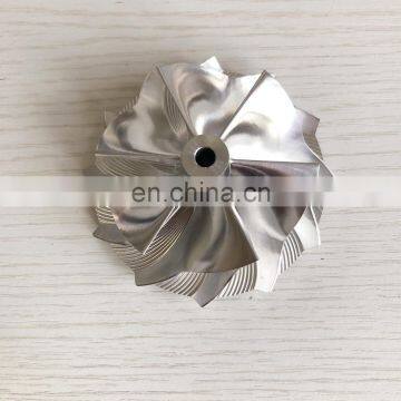 B03G reverse 6+6 blades  61.99/77.05mm High performance Turbo milling/aluminum 2618/billet compressor wheel