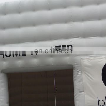 Portable White PVC Square Inflatable Tent For Media