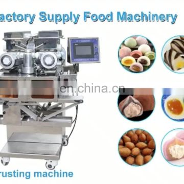 High Capacity Strawberry Fruit Filled Mochi Ice Cream Encrusting Machine