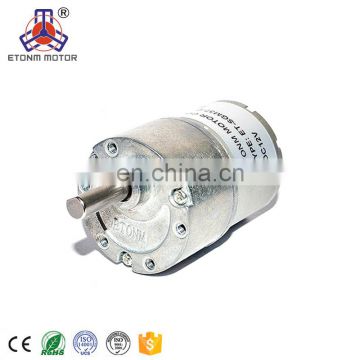 High torque 12V DC Electric Motor 3000rpm, permanent magnet dc motor ET-SGM37-C price small electric dc motor specifications
