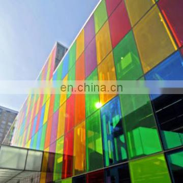 Wholesale price colored 6.38mm 8.38mm laminated strengthened glass